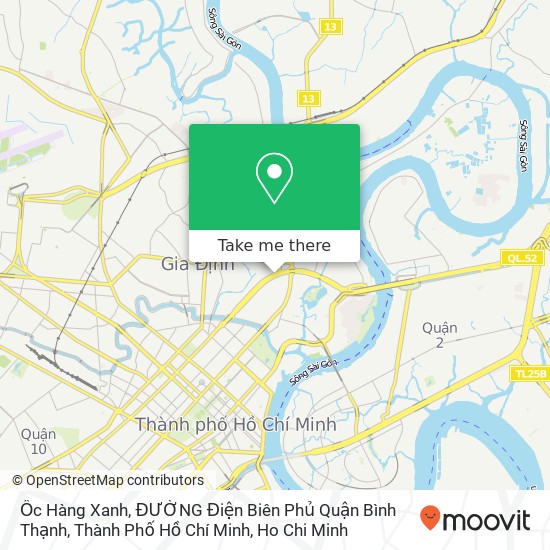 Ốc Hàng Xanh, ĐƯỜNG Điện Biên Phủ Quận Bình Thạnh, Thành Phố Hồ Chí Minh map