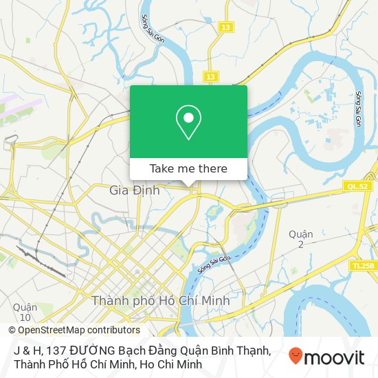 J & H, 137 ĐƯỜNG Bạch Đằng Quận Bình Thạnh, Thành Phố Hồ Chí Minh map