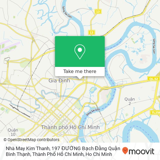 Nhà May Kim Thanh, 197 ĐƯỜNG Bạch Đằng Quận Bình Thạnh, Thành Phố Hồ Chí Minh map
