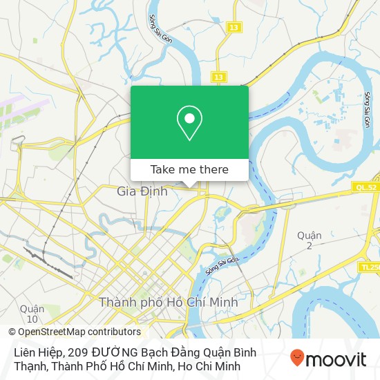 Liên Hiệp, 209 ĐƯỜNG Bạch Đằng Quận Bình Thạnh, Thành Phố Hồ Chí Minh map