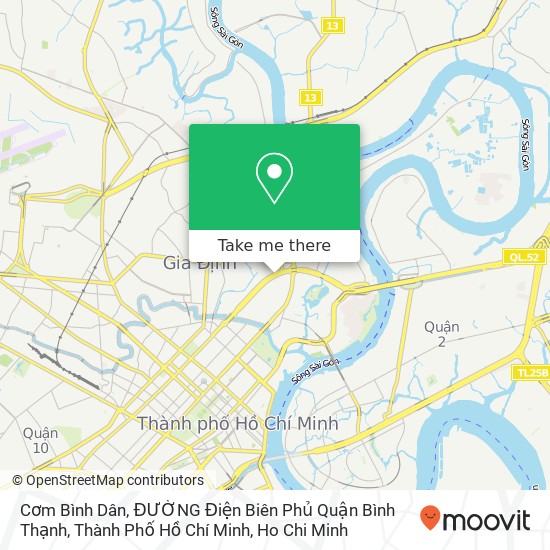 Cơm Bình Dân, ĐƯỜNG Điện Biên Phủ Quận Bình Thạnh, Thành Phố Hồ Chí Minh map