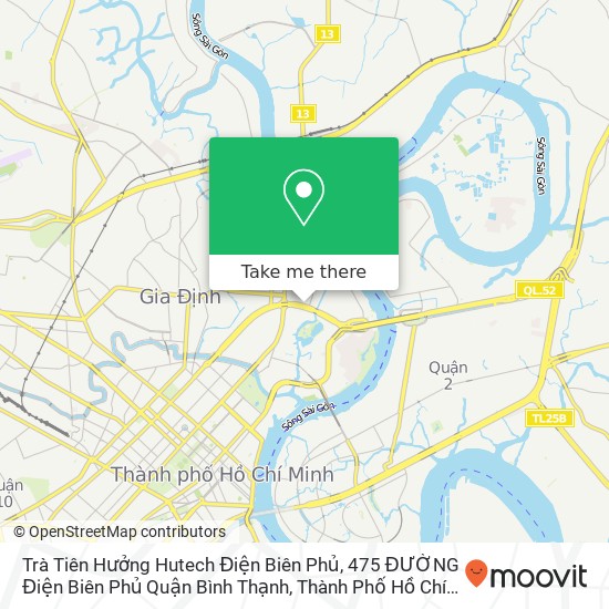 Trà Tiên Hưởng Hutech Điện Biên Phủ, 475 ĐƯỜNG Điện Biên Phủ Quận Bình Thạnh, Thành Phố Hồ Chí Minh map