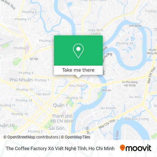 The Coffee Factory Xô Viết Nghệ Tĩnh map