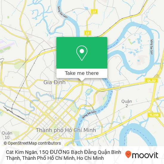 Cát Kim Ngân, 15Q ĐƯỜNG Bạch Đằng Quận Bình Thạnh, Thành Phố Hồ Chí Minh map