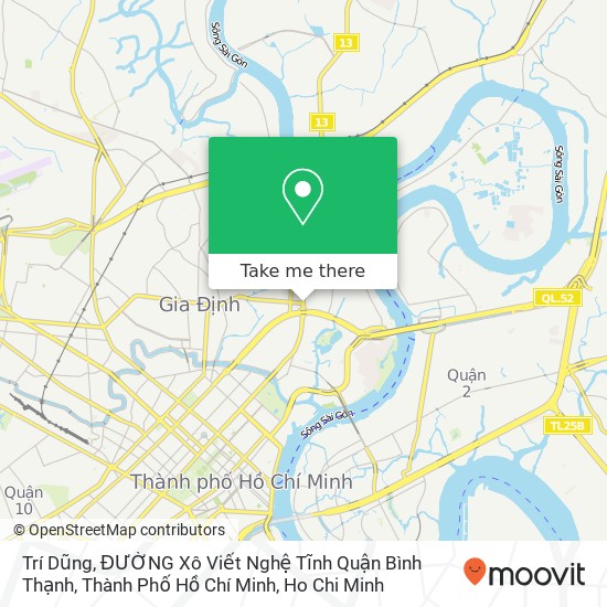 Trí Dũng, ĐƯỜNG Xô Viết Nghệ Tĩnh Quận Bình Thạnh, Thành Phố Hồ Chí Minh map