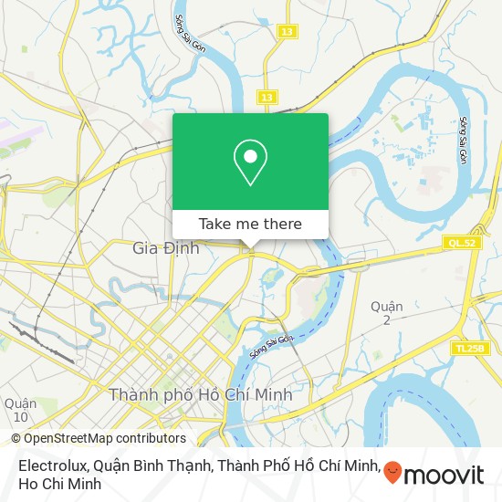 Electrolux, Quận Bình Thạnh, Thành Phố Hồ Chí Minh map