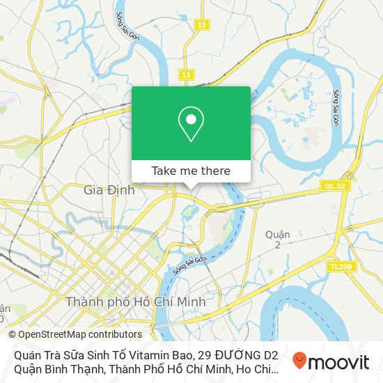 Quán Trà Sữa Sinh Tố Vitamin Bao, 29 ĐƯỜNG D2 Quận Bình Thạnh, Thành Phố Hồ Chí Minh map