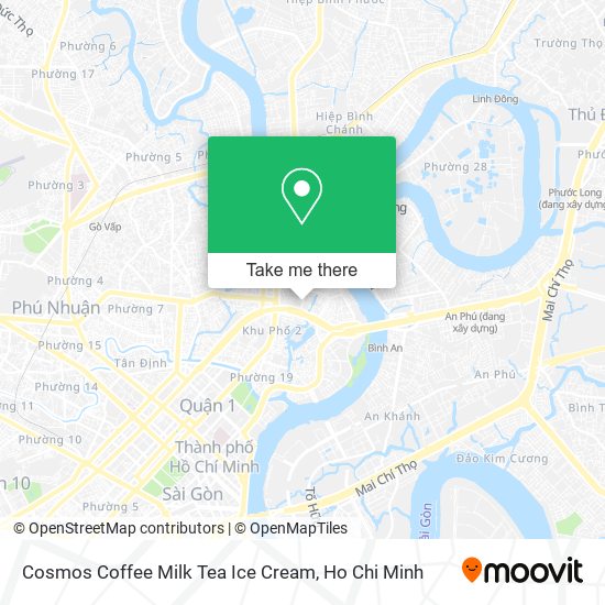 Cosmos Coffee Milk Tea Ice Cream map