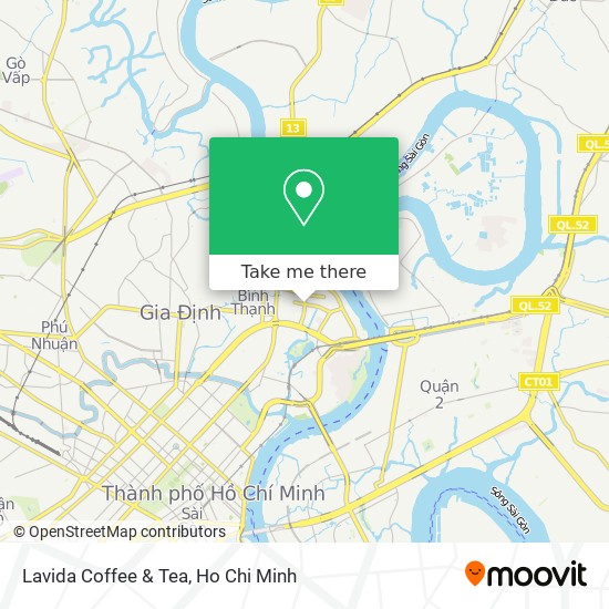 Lavida Coffee & Tea map