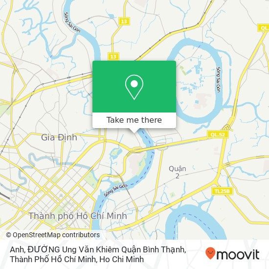 Anh, ĐƯỜNG Ung Văn Khiêm Quận Bình Thạnh, Thành Phố Hồ Chí Minh map