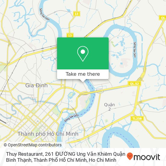 Thuy Restaurant, 261 ĐƯỜNG Ung Văn Khiêm Quận Bình Thạnh, Thành Phố Hồ Chí Minh map