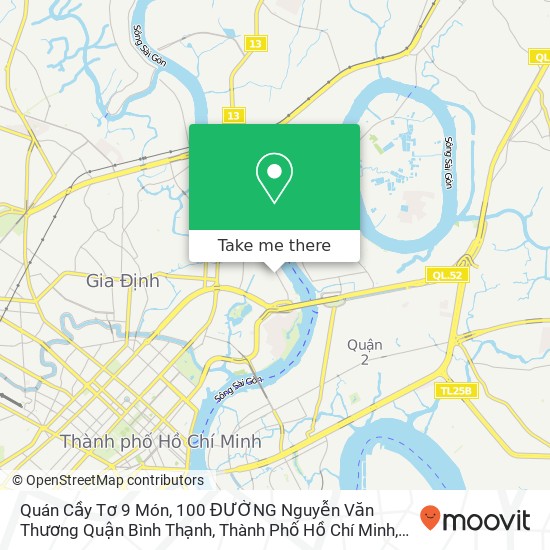 Quán Cầy Tơ 9 Món, 100 ĐƯỜNG Nguyễn Văn Thương Quận Bình Thạnh, Thành Phố Hồ Chí Minh map