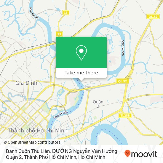 Bánh Cuốn Thu Liên, ĐƯỜNG Nguyễn Văn Hưởng Quận 2, Thành Phố Hồ Chí Minh map