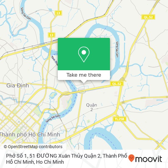 Phở Số 1, 51 ĐƯỜNG Xuân Thủy Quận 2, Thành Phố Hồ Chí Minh map
