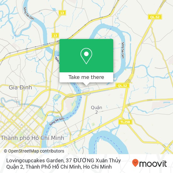 Lovingcupcakes Garden, 37 ĐƯỜNG Xuân Thủy Quận 2, Thành Phố Hồ Chí Minh map