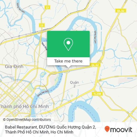 Babel Restaurant, ĐƯỜNG Quốc Hương Quận 2, Thành Phố Hồ Chí Minh map
