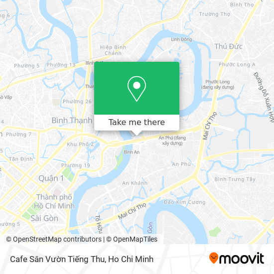 Cafe Sân Vườn Tiếng Thu map