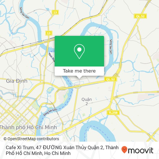 Cafe Xì Trum, 47 ĐƯỜNG Xuân Thủy Quận 2, Thành Phố Hồ Chí Minh map