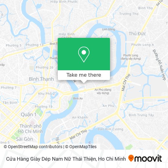 Cửa Hàng Giày Dép Nam Nữ Thái Thiện map