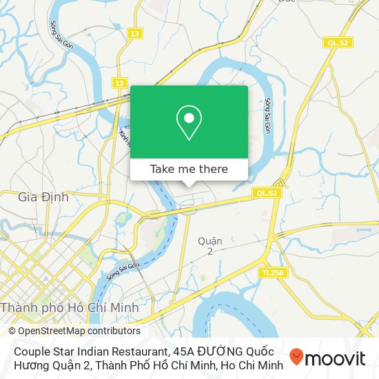 Couple Star Indian Restaurant, 45A ĐƯỜNG Quốc Hương Quận 2, Thành Phố Hồ Chí Minh map