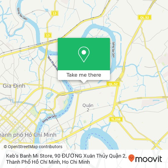 Keb's Banh Mi Store, 90 ĐƯỜNG Xuân Thủy Quận 2, Thành Phố Hồ Chí Minh map