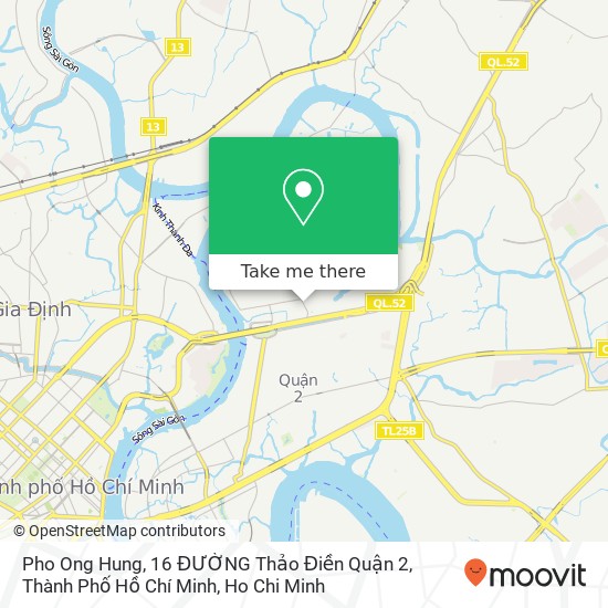 Pho Ong Hung, 16 ĐƯỜNG Thảo Điền Quận 2, Thành Phố Hồ Chí Minh map