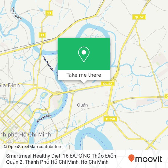 Smartmeal Healthy Diet, 16 ĐƯỜNG Thảo Điền Quận 2, Thành Phố Hồ Chí Minh map