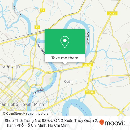 Shop Thời Trang Nữ, 88 ĐƯỜNG Xuân Thủy Quận 2, Thành Phố Hồ Chí Minh map