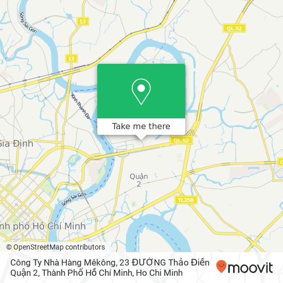 Công Ty Nhà Hàng Mêkông, 23 ĐƯỜNG Thảo Điền Quận 2, Thành Phố Hồ Chí Minh map