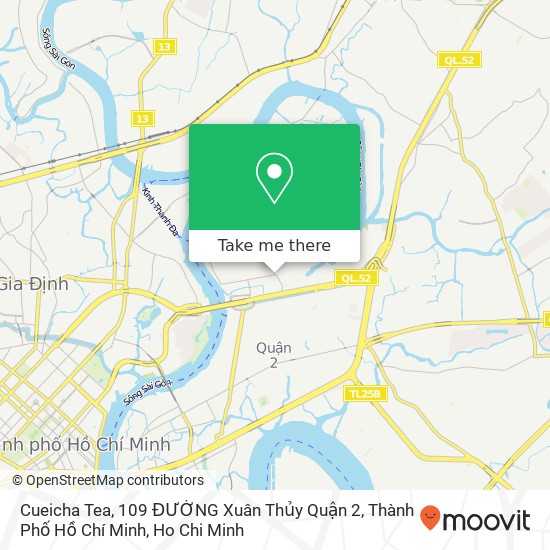 Cueicha Tea, 109 ĐƯỜNG Xuân Thủy Quận 2, Thành Phố Hồ Chí Minh map