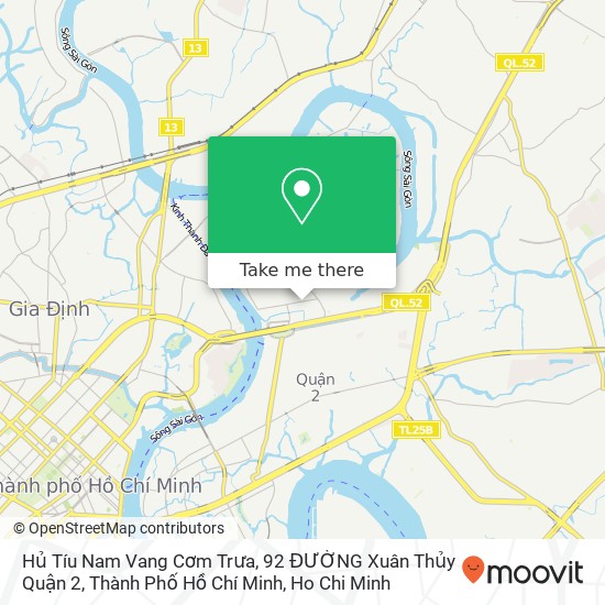 Hủ Tíu Nam Vang Cơm Trưa, 92 ĐƯỜNG Xuân Thủy Quận 2, Thành Phố Hồ Chí Minh map