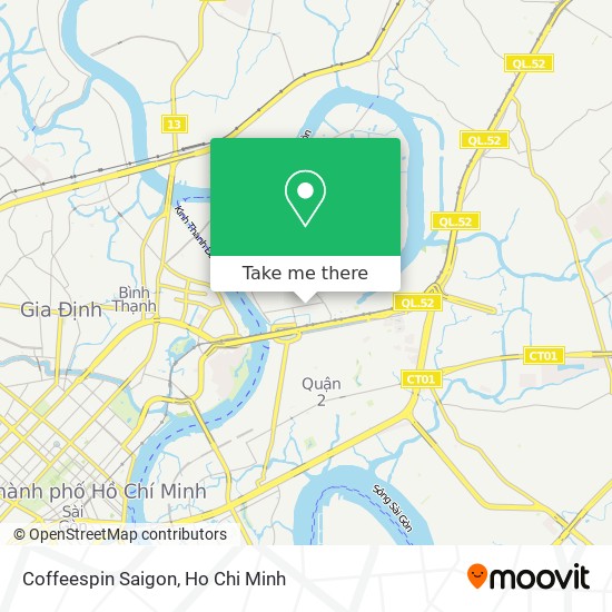 Coffeespin Saigon map