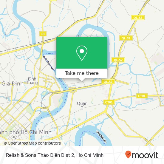 Relish & Sons Thảo Điền Dist 2 map