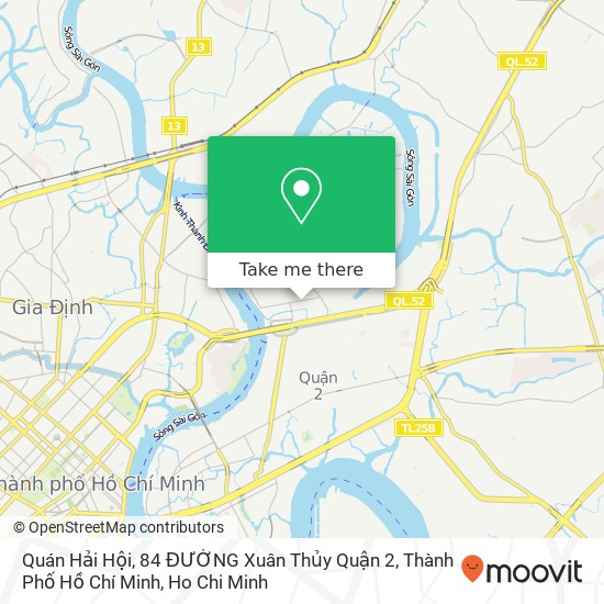 Quán Hải Hội, 84 ĐƯỜNG Xuân Thủy Quận 2, Thành Phố Hồ Chí Minh map