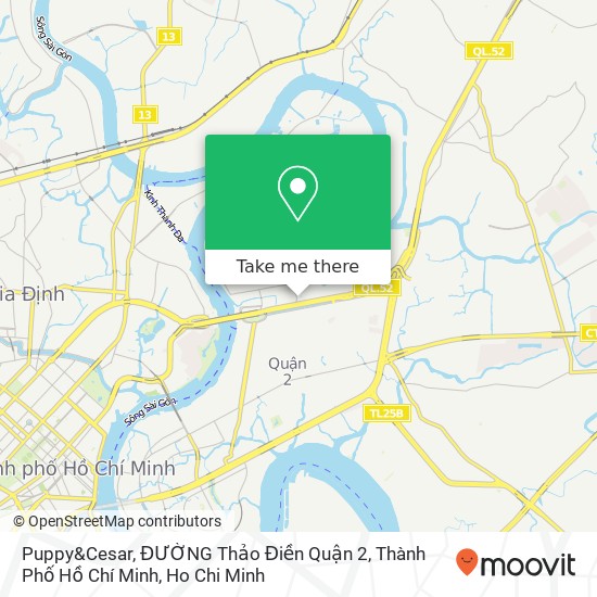 Puppy&Cesar, ĐƯỜNG Thảo Điền Quận 2, Thành Phố Hồ Chí Minh map