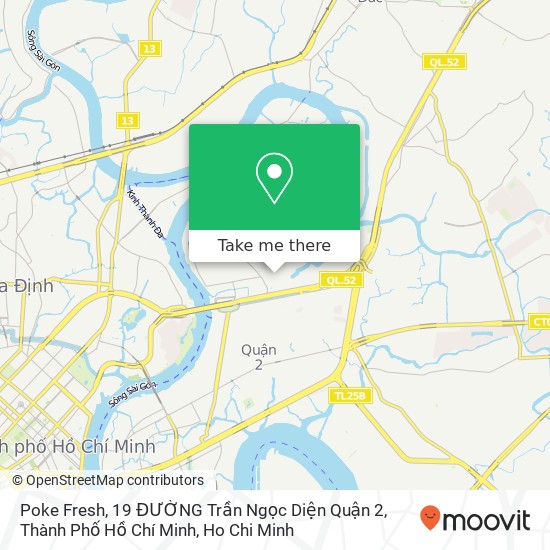 Poke Fresh, 19 ĐƯỜNG Trần Ngọc Diện Quận 2, Thành Phố Hồ Chí Minh map