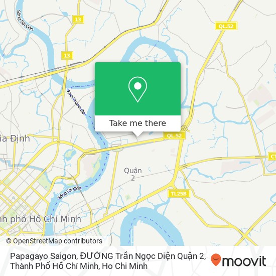 Papagayo Saigon, ĐƯỜNG Trần Ngọc Diện Quận 2, Thành Phố Hồ Chí Minh map