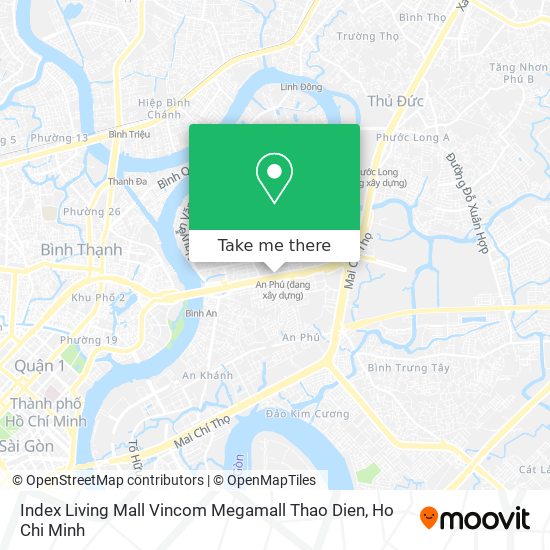 Index Living Mall Vincom Megamall Thao Dien map