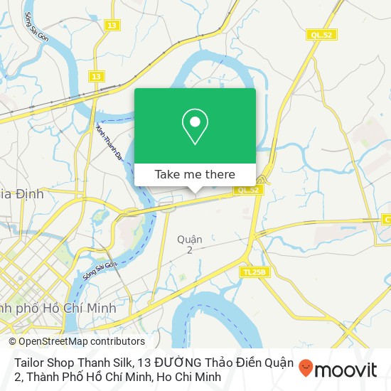Tailor Shop Thanh Silk, 13 ĐƯỜNG Thảo Điền Quận 2, Thành Phố Hồ Chí Minh map