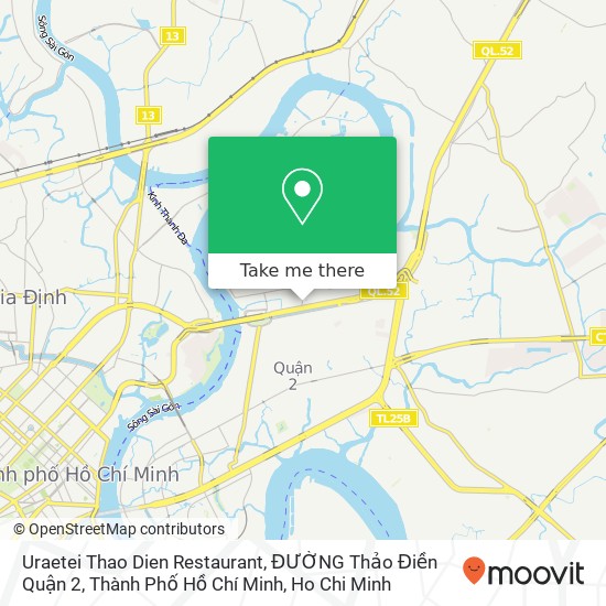 Uraetei Thao Dien Restaurant, ĐƯỜNG Thảo Điền Quận 2, Thành Phố Hồ Chí Minh map