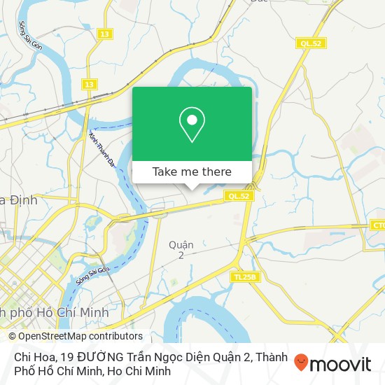 Chi Hoa, 19 ĐƯỜNG Trần Ngọc Diện Quận 2, Thành Phố Hồ Chí Minh map