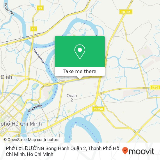 Phở Lợi, ĐƯỜNG Song Hành Quận 2, Thành Phố Hồ Chí Minh map