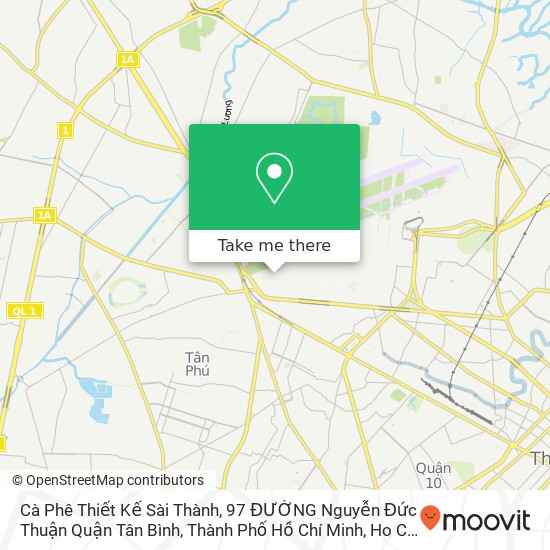 Cà Phê Thiết Kế Sài Thành, 97 ĐƯỜNG Nguyễn Đức Thuận Quận Tân Bình, Thành Phố Hồ Chí Minh map