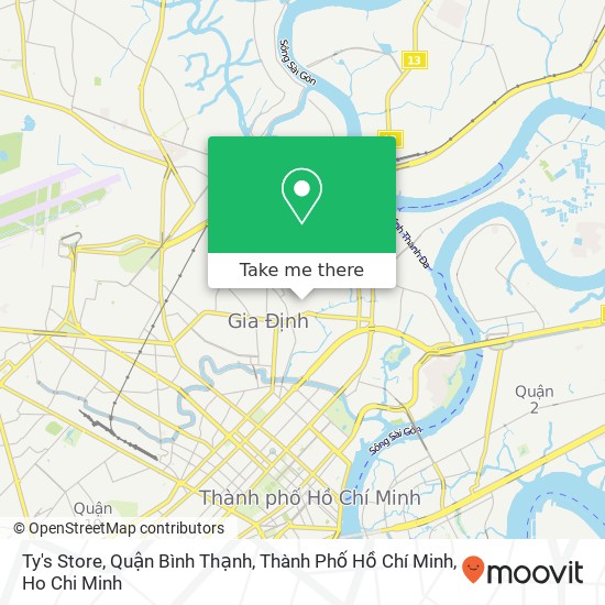 Ty's Store, Quận Bình Thạnh, Thành Phố Hồ Chí Minh map