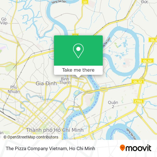 The Pizza Company Vietnam map