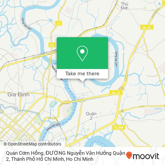 Quán Cơm Hồng, ĐƯỜNG Nguyễn Văn Hưởng Quận 2, Thành Phố Hồ Chí Minh map