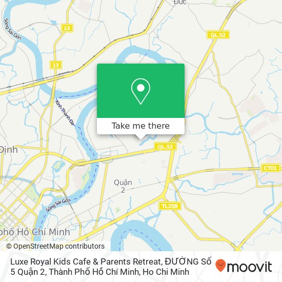 Luxe Royal Kids Cafe & Parents Retreat, ĐƯỜNG Số 5 Quận 2, Thành Phố Hồ Chí Minh map
