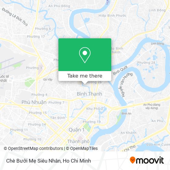 Chè Bưởi Mẹ Siêu Nhân map