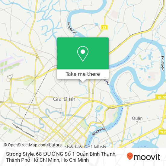 Strong Style, 68 ĐƯỜNG Số 1 Quận Bình Thạnh, Thành Phố Hồ Chí Minh map