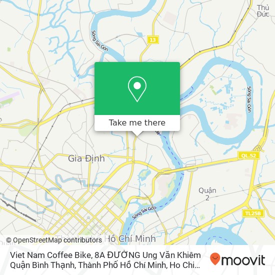Viet Nam Coffee Bike, 8A ĐƯỜNG Ung Văn Khiêm Quận Bình Thạnh, Thành Phố Hồ Chí Minh map